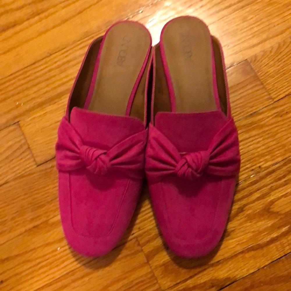 Abound Merick Mule in Fuchsia Faux Suede